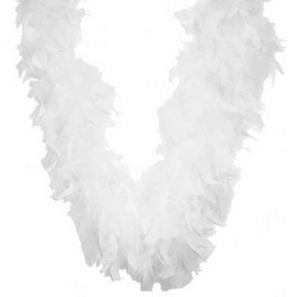 Midwest Design Chandelle Feather Boa 72 White